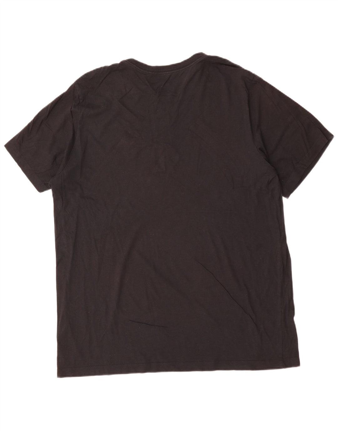 Nike Mens T-Shirt Top XL Black Cotton