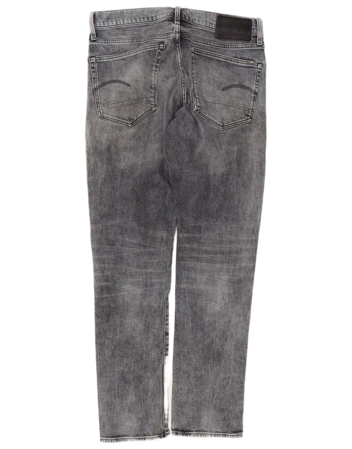 G-STAR Mens 3301 Regular Tapered Jeans W33 L32 Grey Cotton