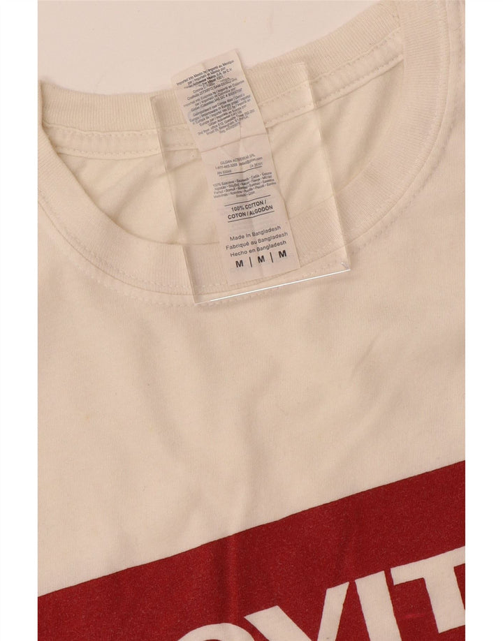 LEVI'S Mens Graphic T-Shirt Top Medium White Cotton