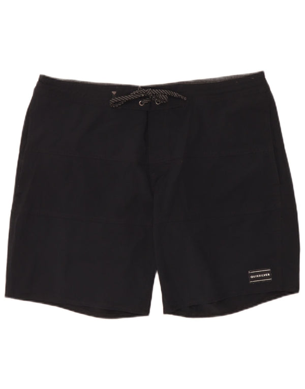 Quiksilver Mens Swimming Shorts Large Black Polyester