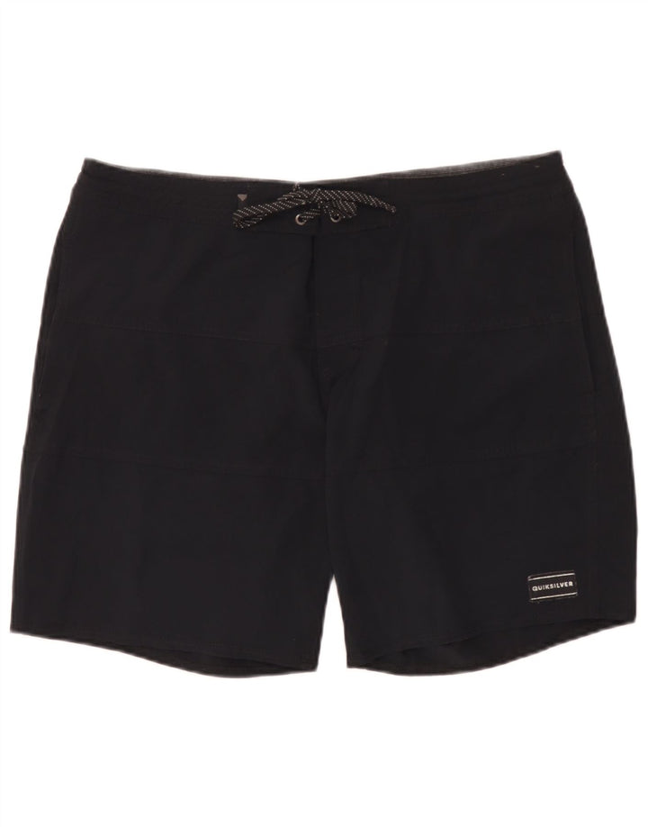 Quiksilver Mens Swimming Shorts Large Black Polyester