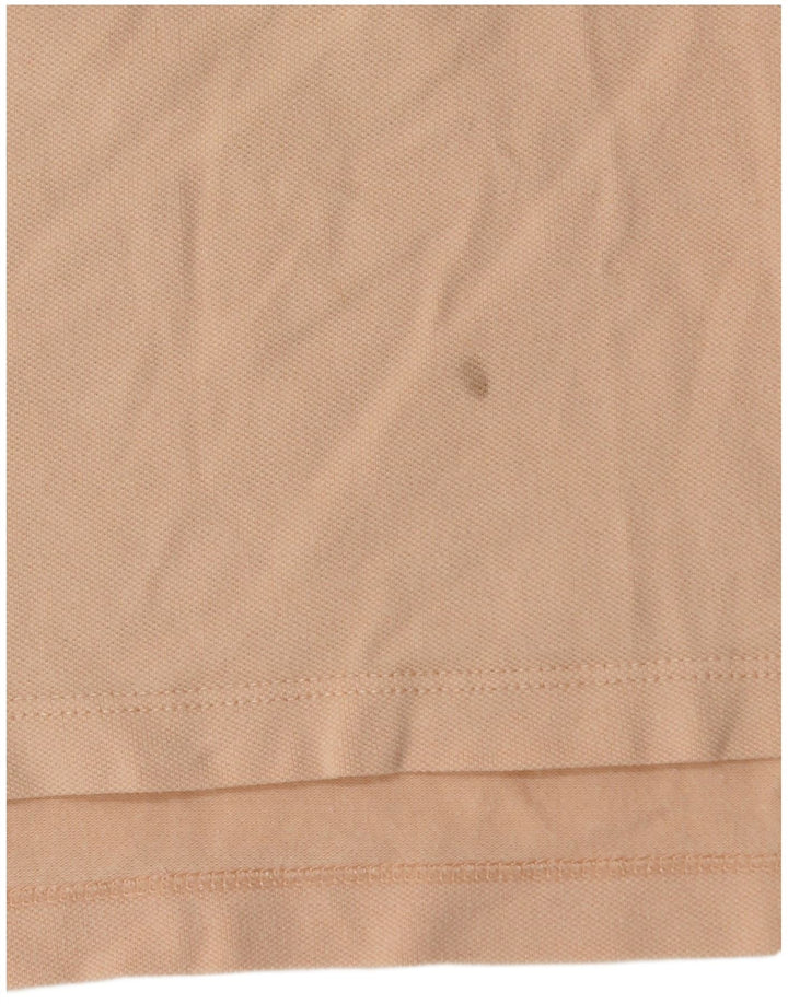 Tommy Hilfiger Womens Polo Shirt UK 12 Medium Orange