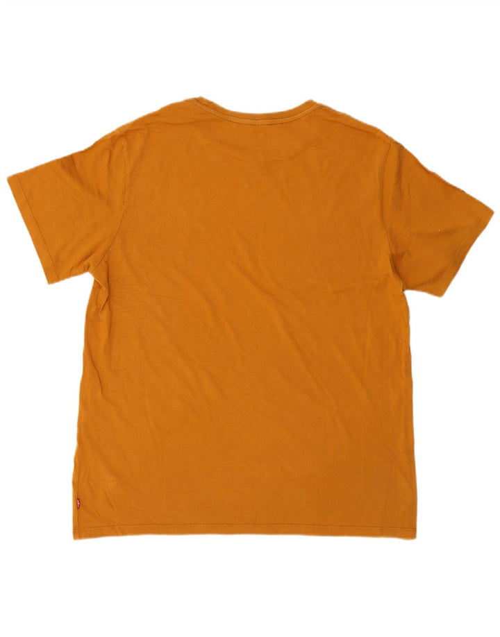 Levi's Mens Standard Graphic T-Shirt Top Large Orange