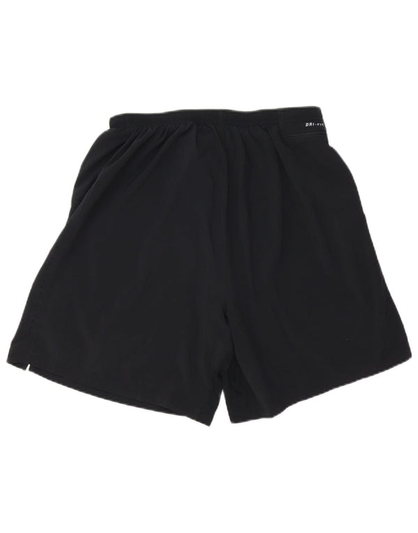 NIKE Mens Dri Fit Sport Shorts Large Black Polyester