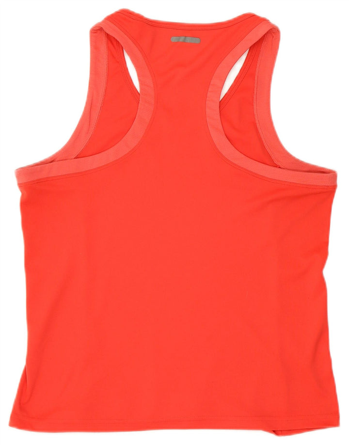 REEBOK Womens Vest Top UK 12/14 Medium Red
