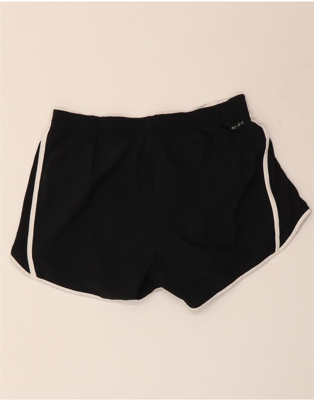 NIKE Womens Dri Fit Sport Shorts UK 12/14 Medium Black Polyester