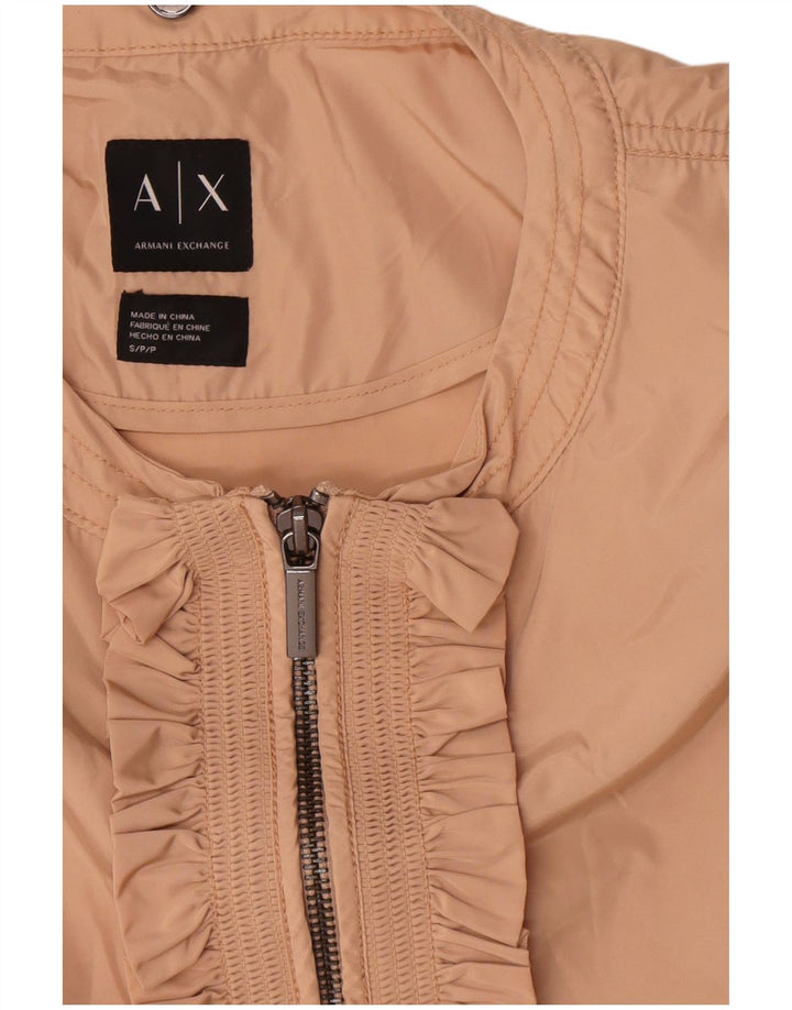 Armani Exchange Womens Jacket UK 10 Small Pink Polyester