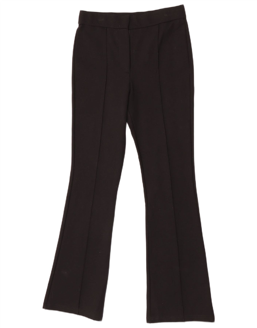 Zara Womens Bootcut Suit Trousers Small W26 L29 Black Viscose