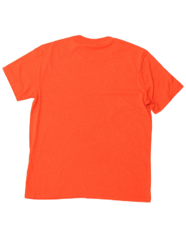 CHAMPION Mens Graphic T-Shirt Top Medium Orange