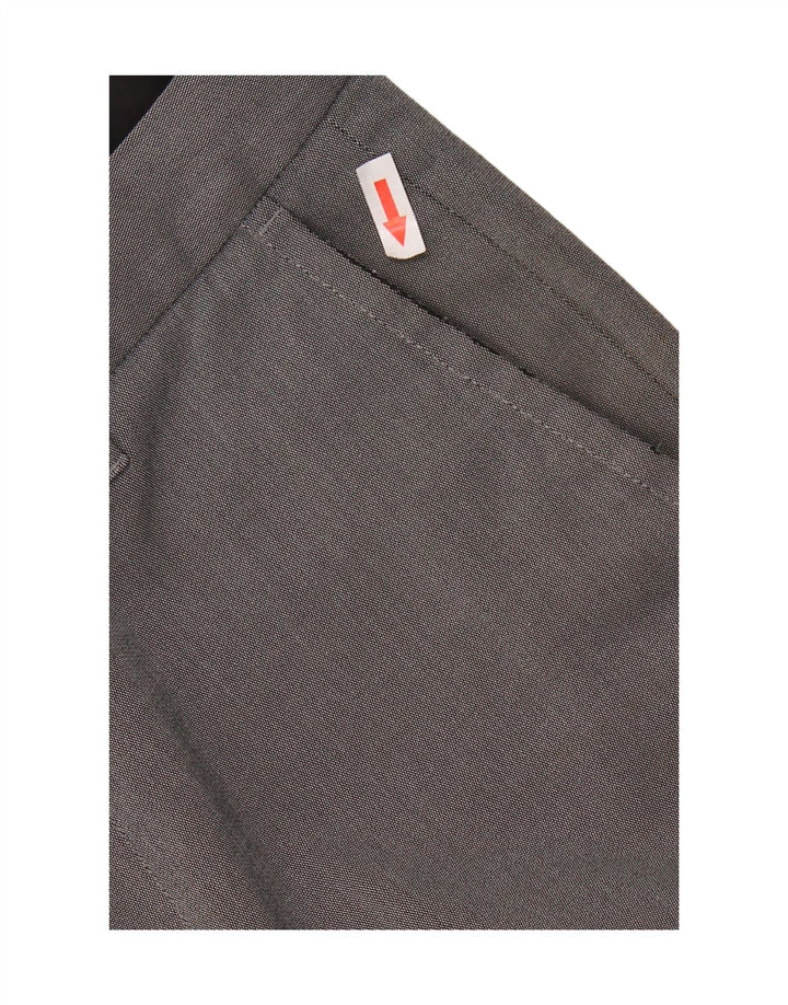BONOBOS Mens Slim Casual Trousers W31 L30 Grey Cotton
