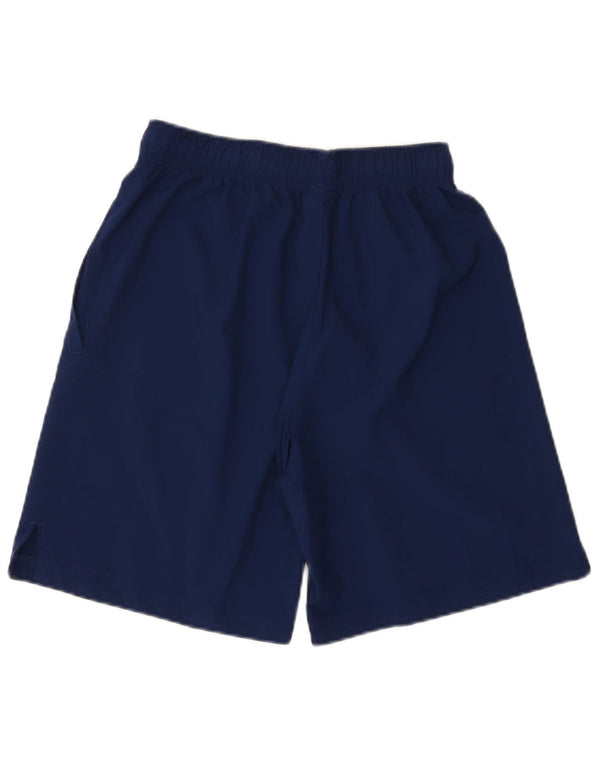 NIKE Mens Dri Fit Graphic Sport Shorts Medium  Navy Blue Polyester