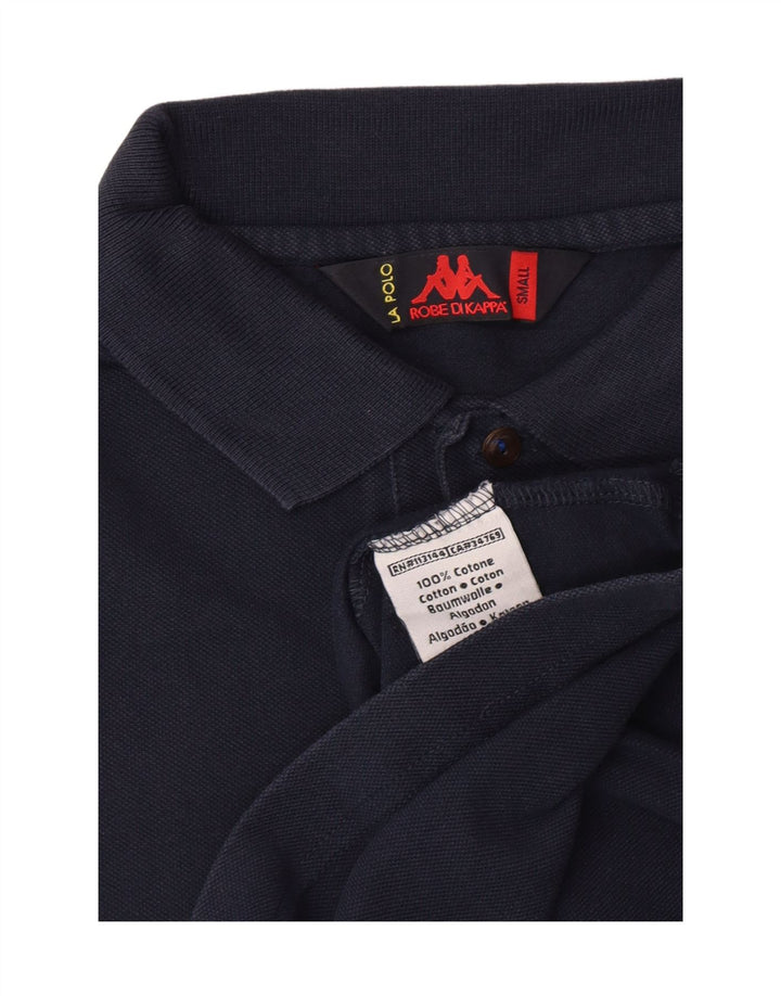 KAPPA Mens Polo Shirt Small Navy Blue Cotton