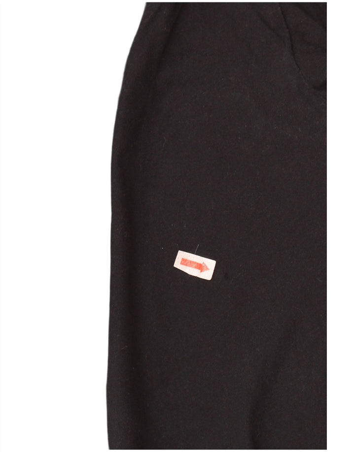 ADIDAS Womens Graphic T-Shirt Top UK 8/10 Small Black Cotton