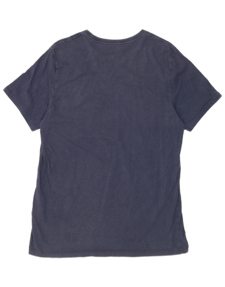 LEVI'S Mens Slim T-Shirt Top XL Navy Blue Cotton