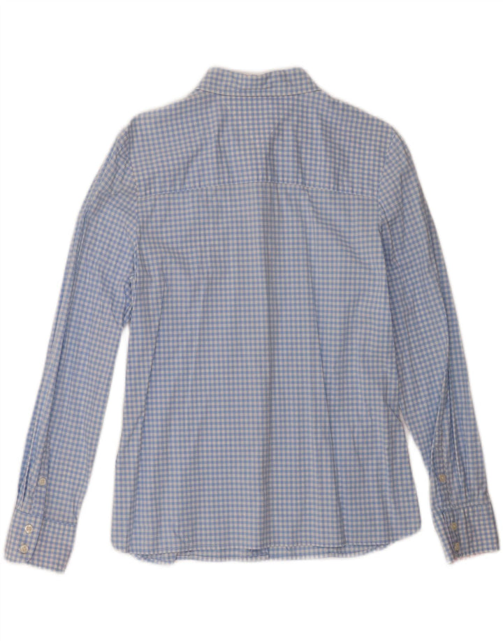 Tommy Hilfiger Womens Shirt UK 14 Large Blue Gingham Cotton