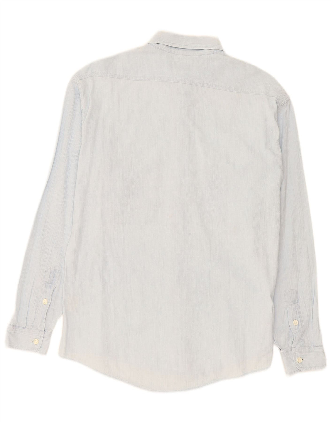 Rifle Mens Shirt Small Blue Cotton