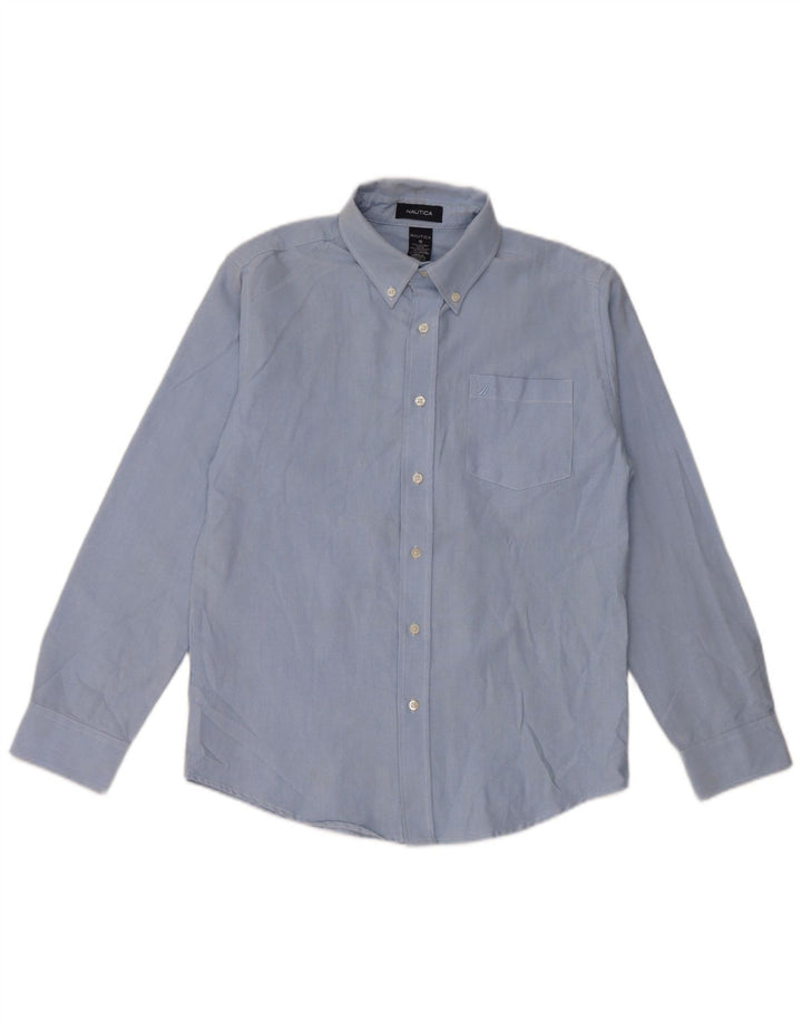 Nautica Boys Shirt 15-16 Years Blue Cotton