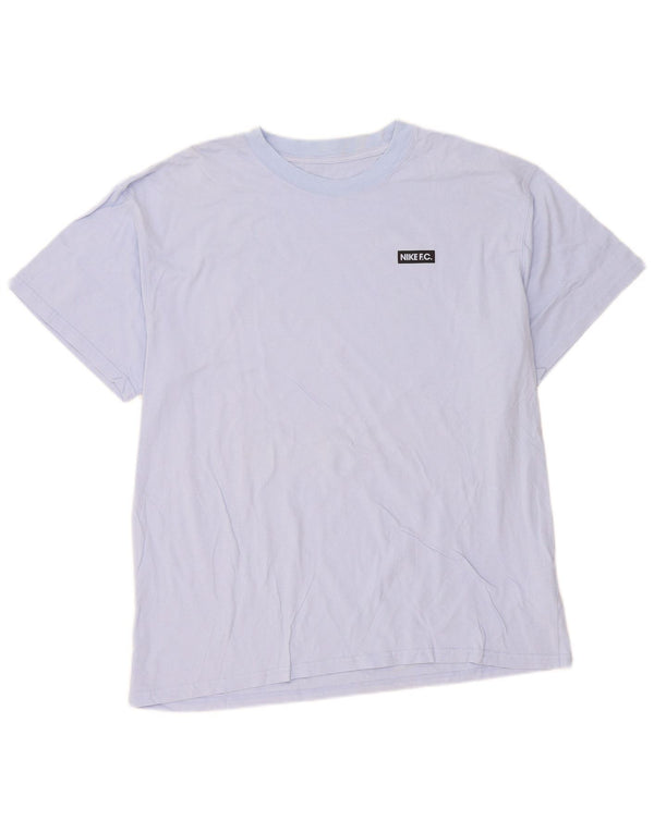 Nike Mens Loose Fit Graphic T-Shirt Top XL Blue Cotton