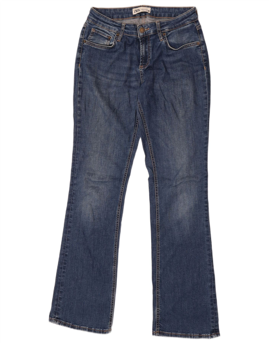 Zara Womens Bootcut Jeans EU 40 Medium W30 L32 Blue Cotton