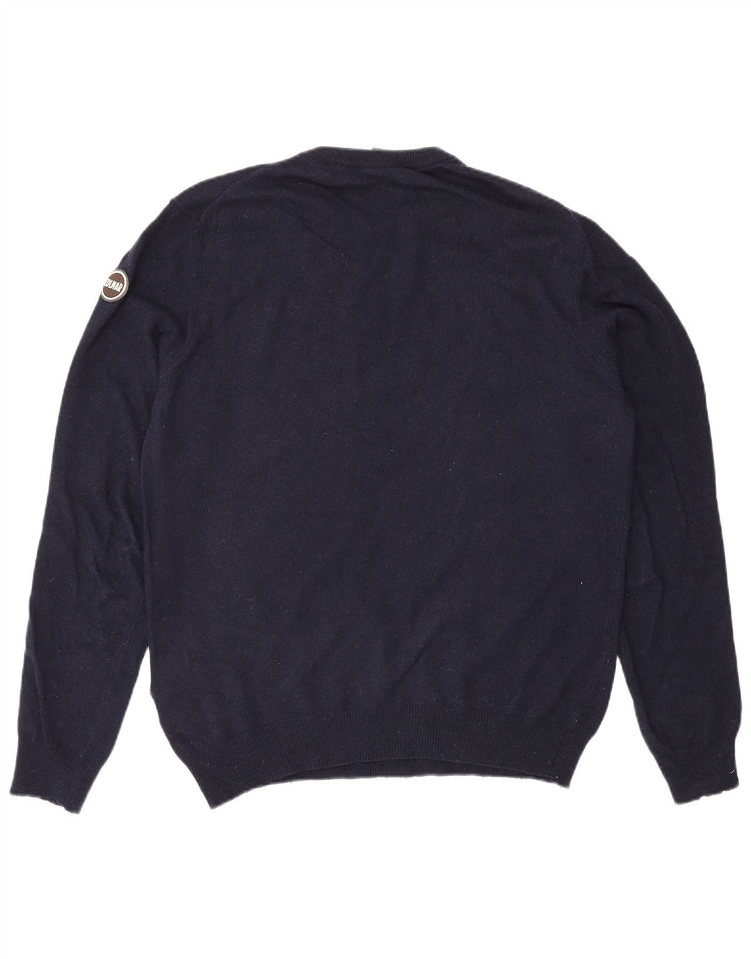Colmar Mens Crew Neck Jumper Sweater Large Navy Blue Polyamide