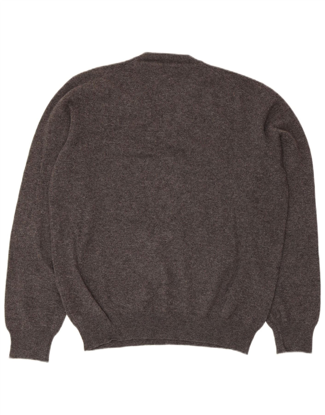 CONRAD HASSELBACH SHOES&GARMENT Mens V-Neck Jumper Sweater  Medium Grey