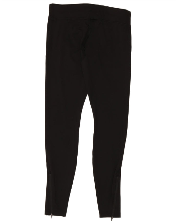 ASICS Womens Leggings UK 10 Small Black Polyester