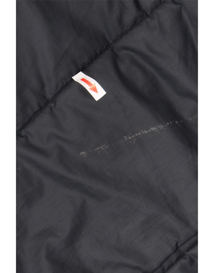 Nike Womens Hooded Padded Jacket UK 10 Small Black Polyester