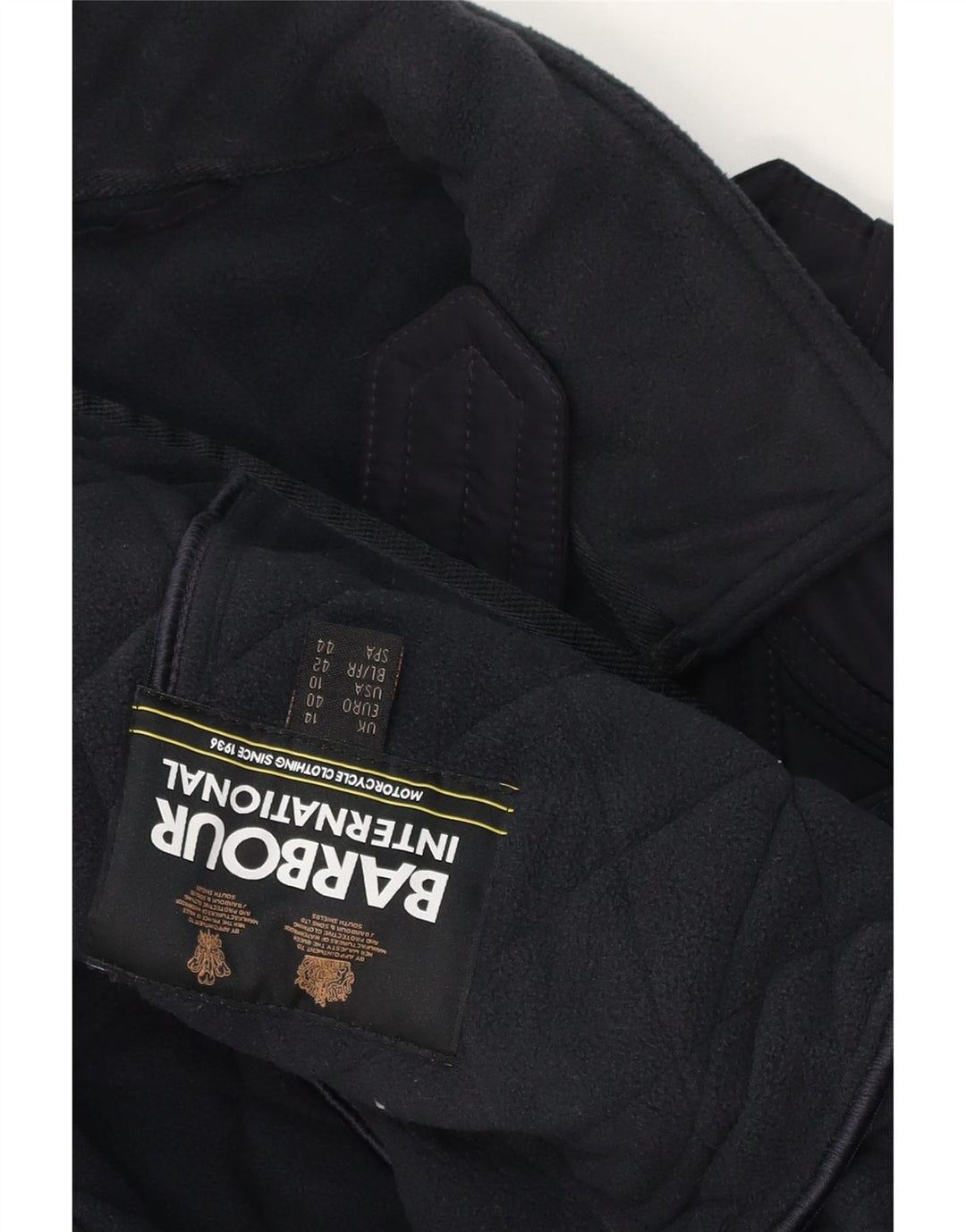 Barbour Womens Quilted Jacket UK 14 Large Navy Blue