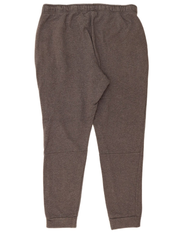 Nike Mens Dri Fit Tracksuit Trousers Joggers XL  Grey Cotton