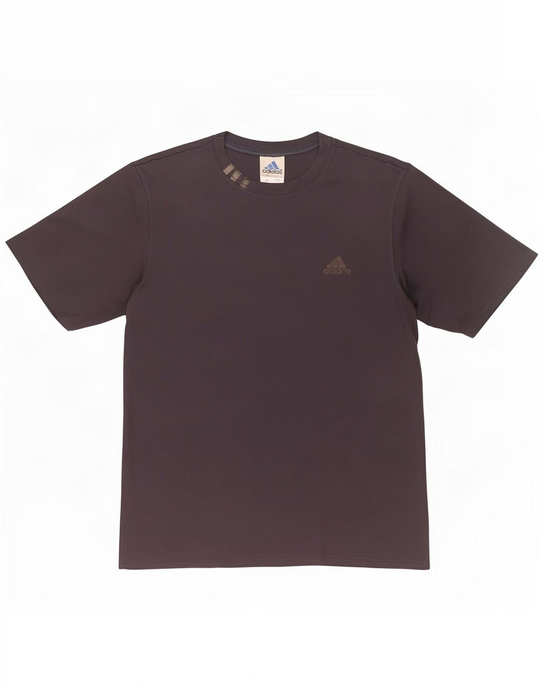 Adidas Mens T-Shirt Top Large Grey Polyester
