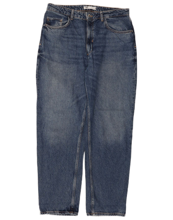 Zara Womens Tapered Jeans EU 42 Large W32 L30 Blue Cotton