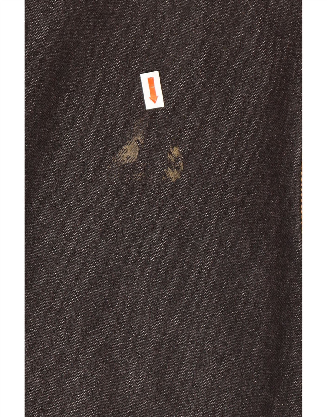 VINTAGE Mens Denim Gilet IT 52 XL Grey Cotton