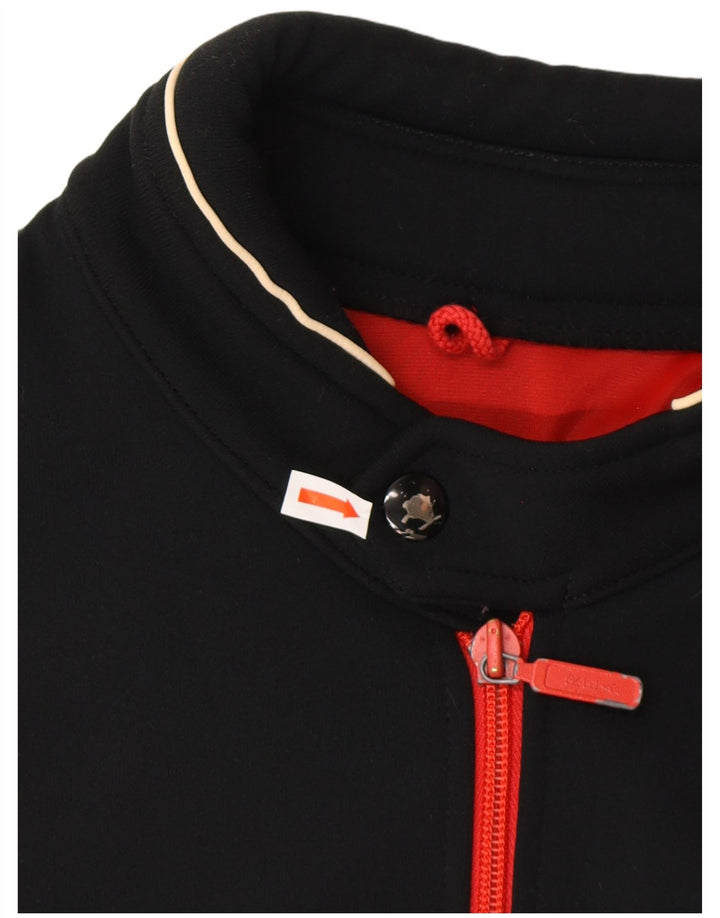 VINTAGE Mens Tracksuit Top Jacket EU 50 Medium Red Colourblock Retro