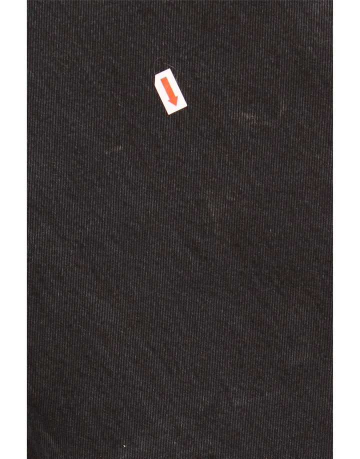 LEVI'S Mens 501 Straight Jeans W34 L34 Black Cotton