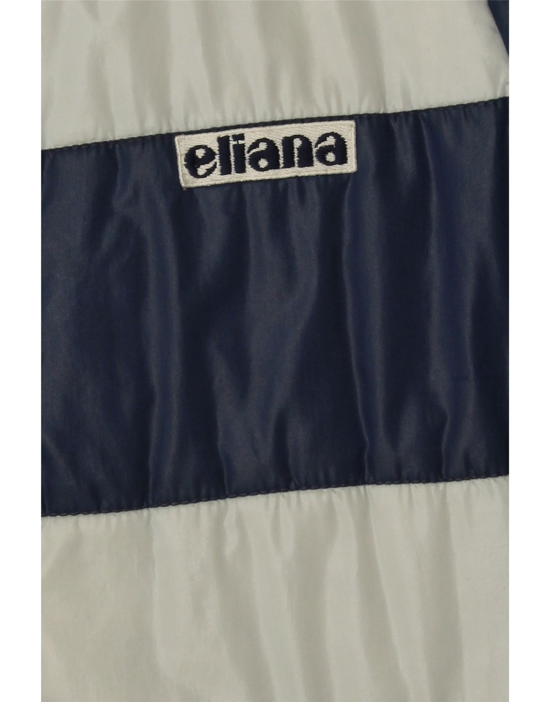 Eliana Mens Padded Jacket UK 40 Large Navy Blue Striped