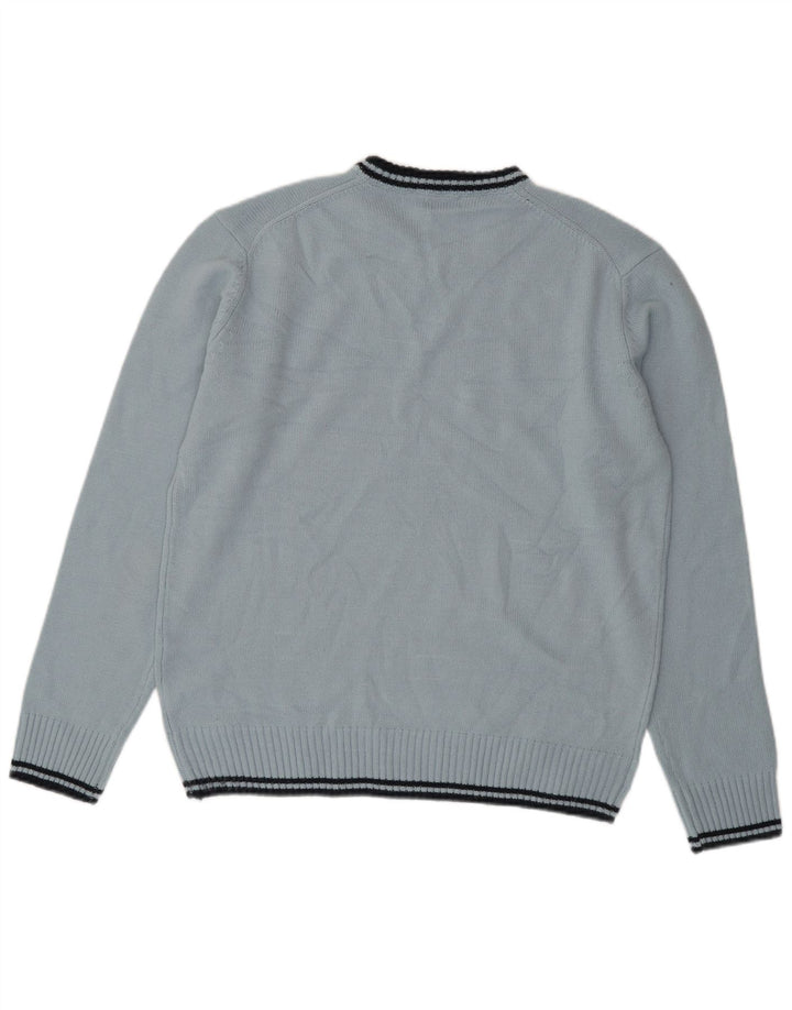 Invicta Mens Crew Neck Jumper Sweater XL Blue Acrylic
