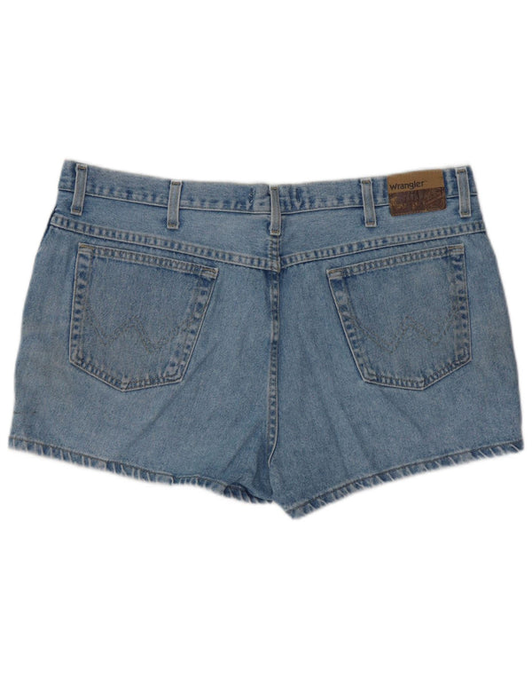 Wrangler Womens Denim Hot Pants W42 3XL Blue Cotton
