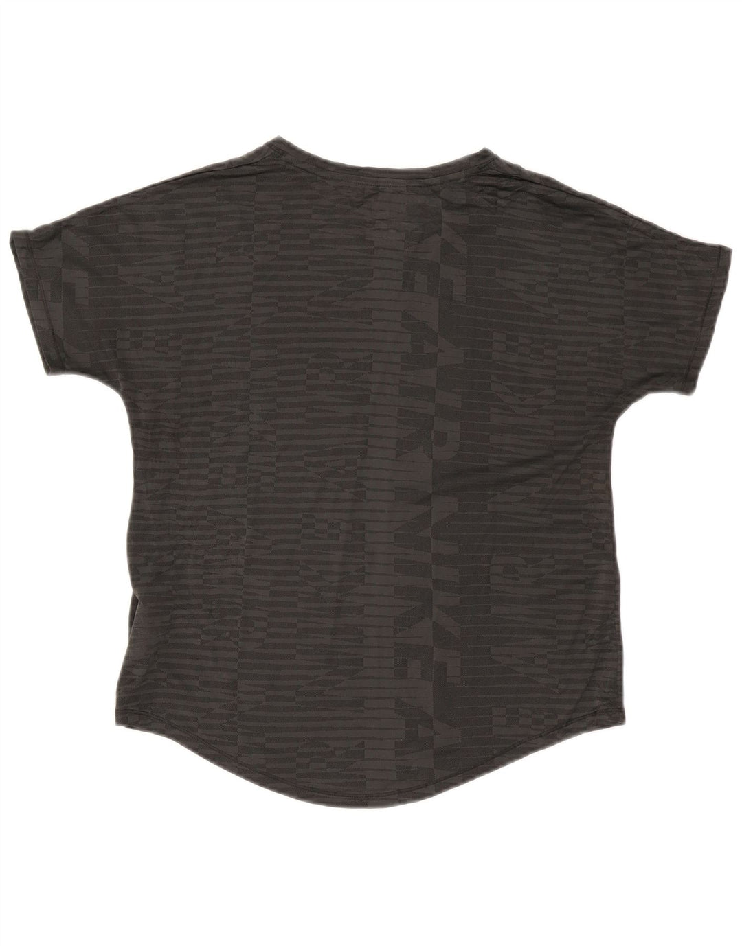 Nike Womens Graphic T-Shirt Top UK 14 Medium Grey Polyester