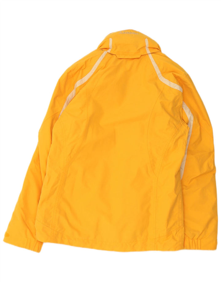 Schoffel Womens Windbreaker Jacket UK 8 Small Yellow Polyester