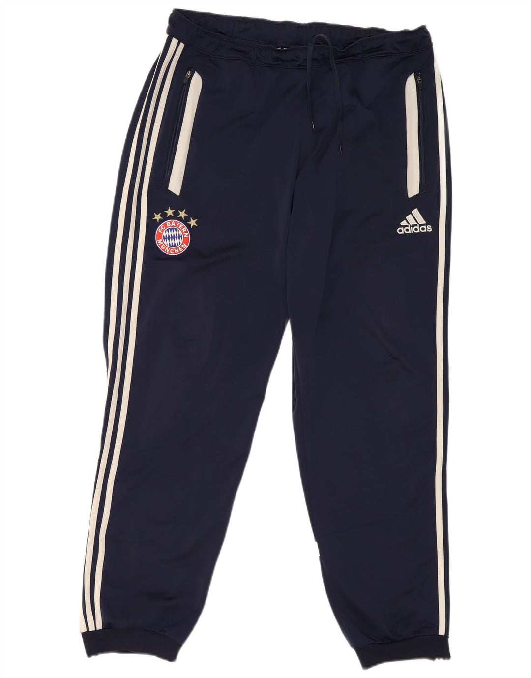 ADIDAS Mens Tracksuit Trousers Joggers UK 44/46 Large W36 L32 Navy Blue