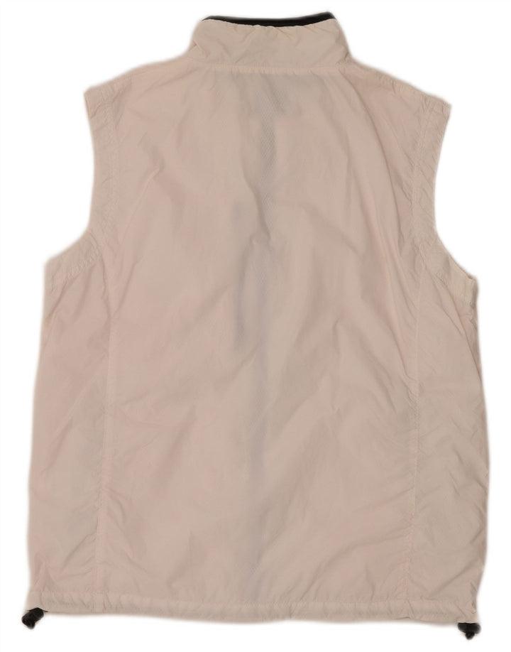 SERGIO TACCHINI Womens Sleeveless Tracksuit Top Jacket IT 46 Large White