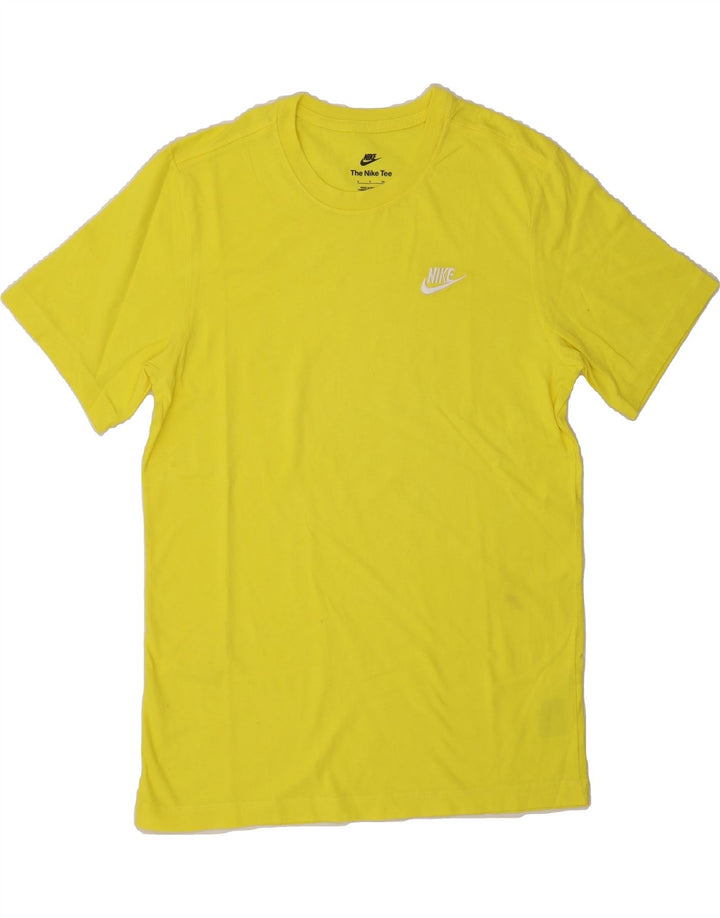 NIKE Mens T-Shirt Top Small Yellow Cotton Vintage Nike and Second-Hand Nike from Messina Hembry 