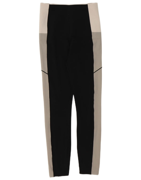 Sweaty Betty Womens Leggings UK 8 Small Black Colourblock Polyester