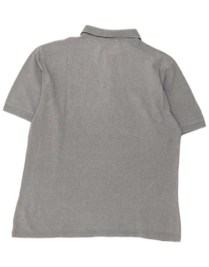 Kappa Mens Polo Shirt Large Grey Cotton