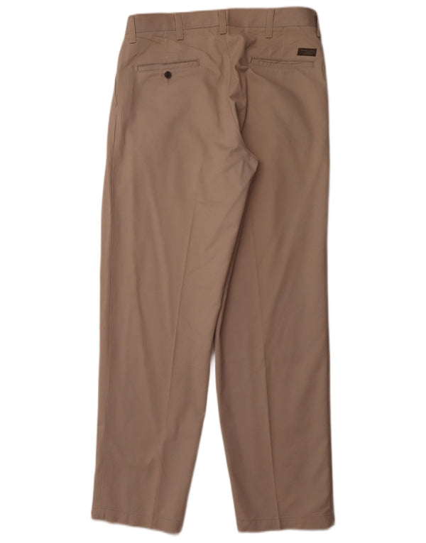 LEE Mens Pegged Chino Trousers W34 L30 Beige Cotton