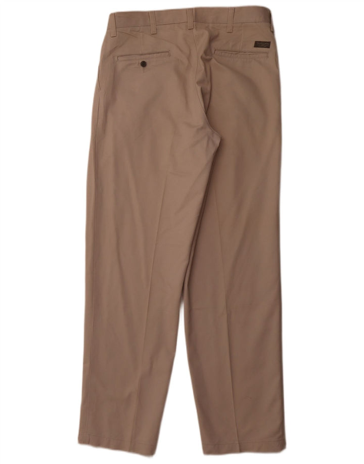 LEE Mens Pegged Chino Trousers W34 L30 Beige Cotton