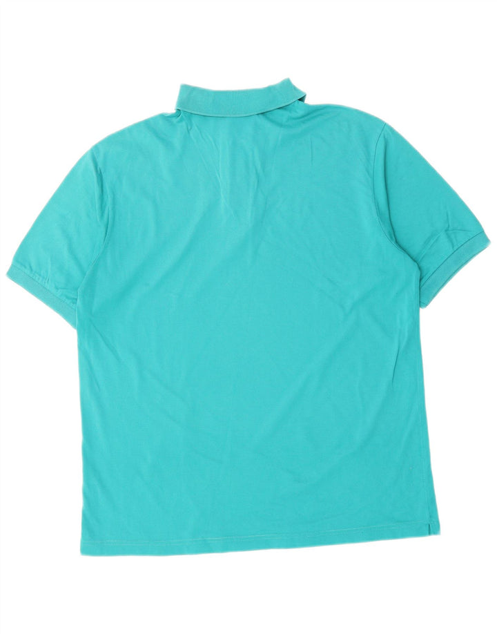 DIADORA Mens Polo Shirt XL Green Cotton