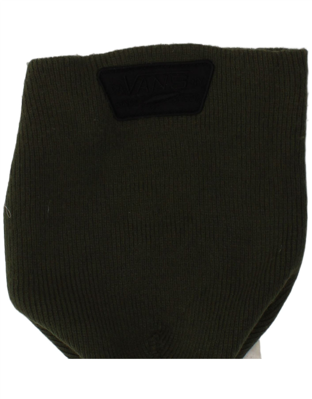 Vans Mens Knit Beanie Hat One Size Khaki Acrylic Logo