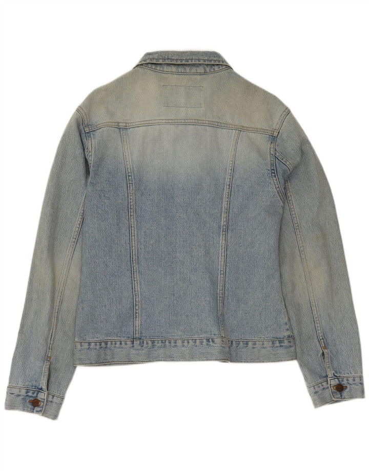WRANGLER Womens Denim Jacket UK 18 XL Blue Cotton