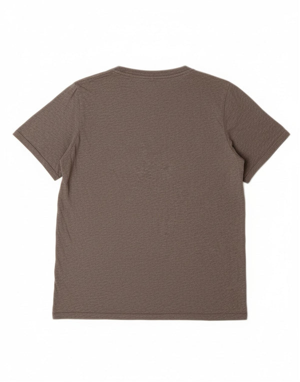 NIKE Boys Athletic Cut Graphic T-Shirt Top 12-13 Years Large Grey Cotton